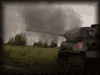 Sherman tank firing