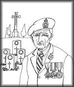 Veteran Colouring Page